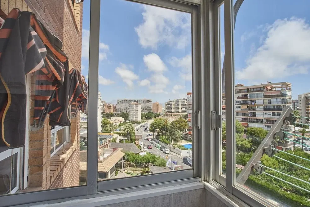 Balkon; výhled, přirozené světlo