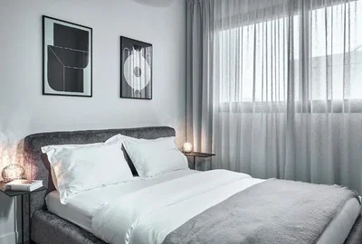 Υπνοδωμάτιο; φυσικό φως, μοντέρνο στυλ