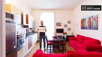 Wohnzimmer; küchengeräte, tageslicht, moderner stil