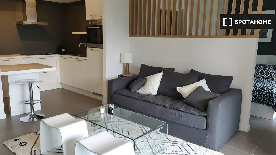 Soggiorno; elettrodomestici, luce naturale, stile moderno