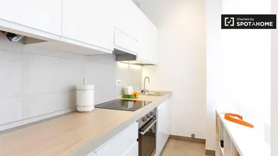 مطبخ; أجهزة المطبخ, ضوء طبيعي, أسلوب عصري