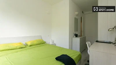 Bedroom; natural light, wood floor