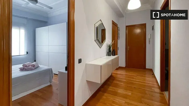 Living room; wood floor, natural light