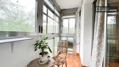 Balkon; tageslicht, blick
