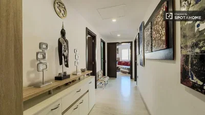 Chambre; lumière naturelle, style moderne