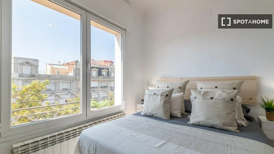 Chambre; lumière naturelle, vue