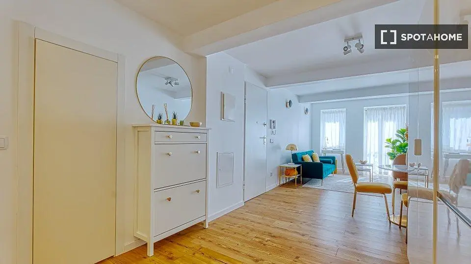 Living room; natural light, wood floor