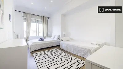 Slaapkamer; natuurlijk licht, moderne stijl