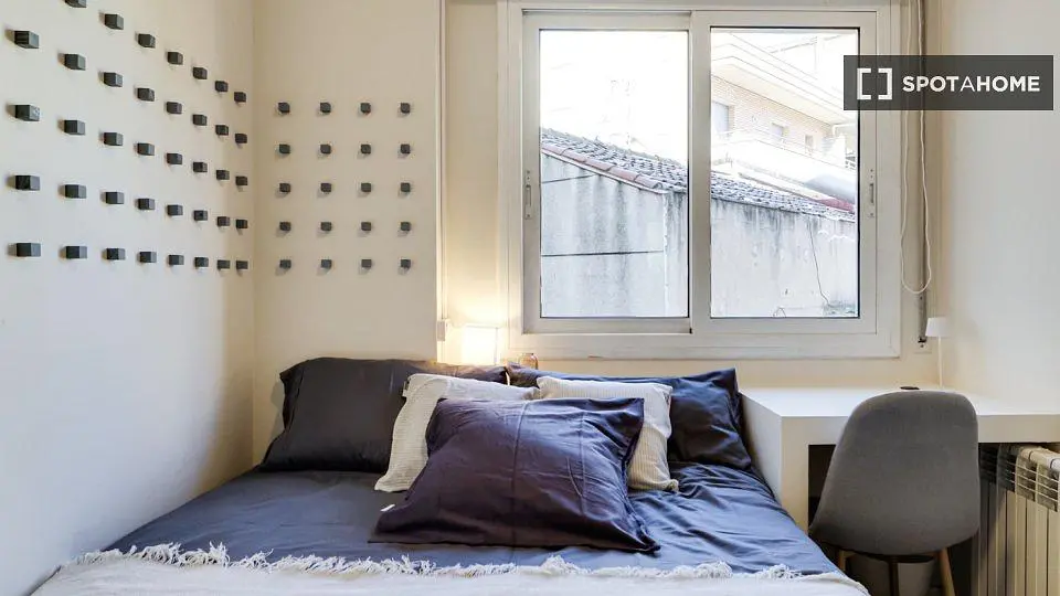 Slaapkamer; natuurlijk licht, moderne stijl