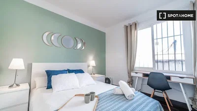 Slaapkamer; natuurlijk licht, moderne stijl