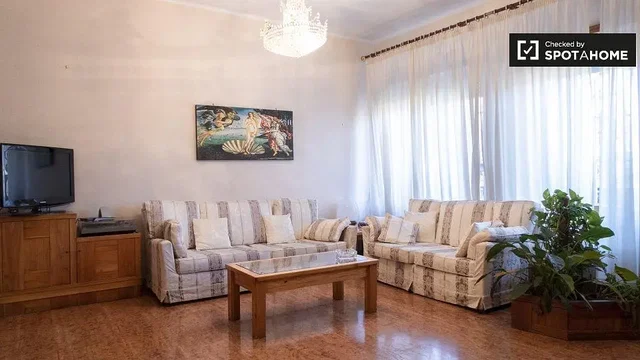 Living room; natural light, wood floor