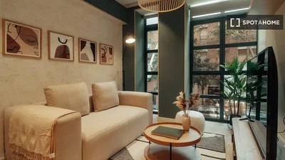 Living room; modern style, natural light, wood floor