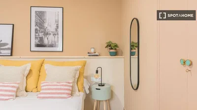 Bedroom; modern style, natural light