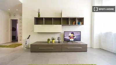 Dnevna soba; pločice, prirodno svjetlo, moderni stil