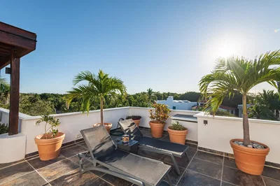Terrasse; vue, lumière naturelle