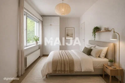 Yatak odası; doğal ışık, modern stil
