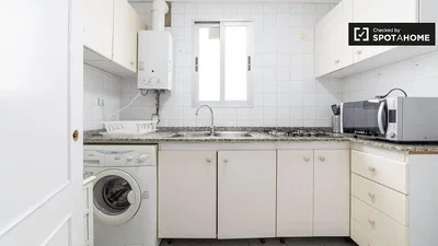 Cuisine; électroménager, lumière naturelle