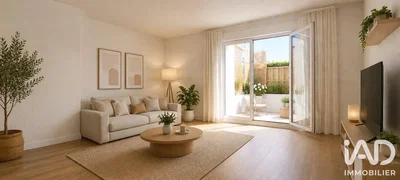 Salon; lumière naturelle, parquet, style moderne