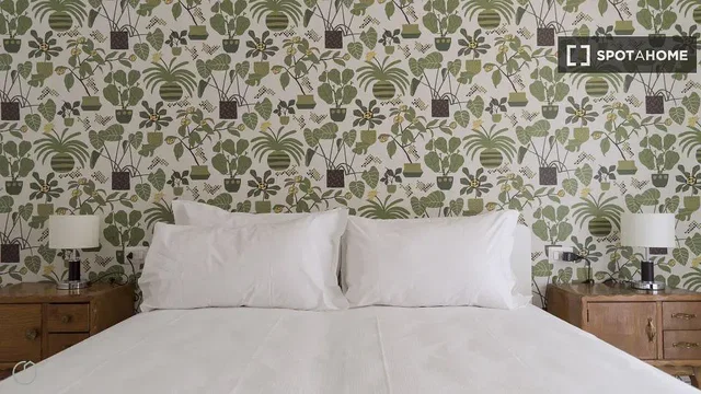 Chambre; style moderne, lumière naturelle