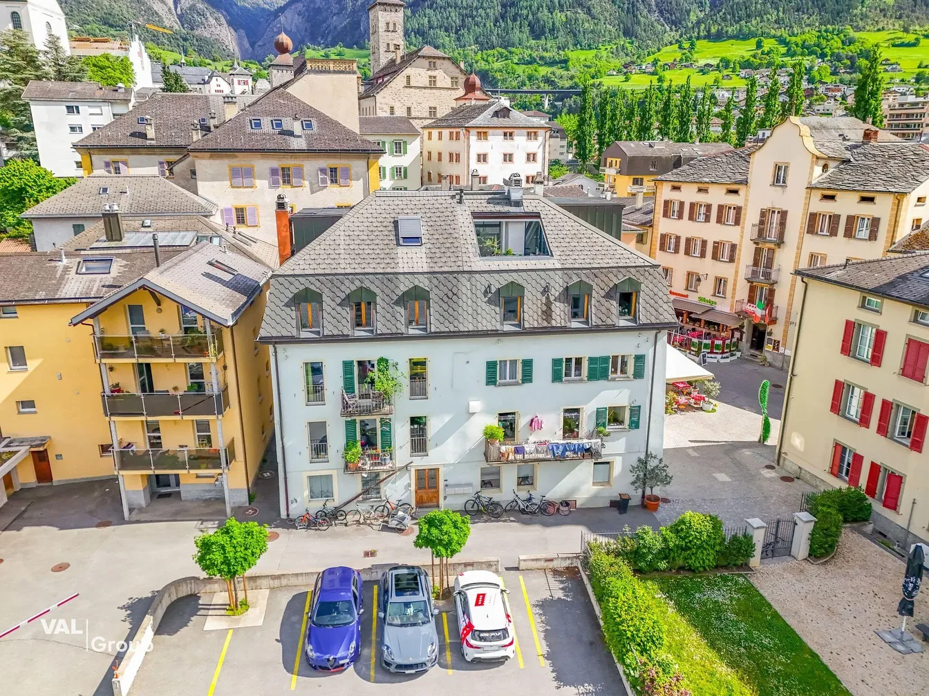 Haus und umgebung; blick, tageslicht