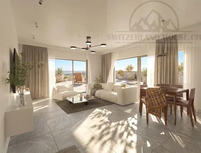 Wohnzimmer; tageslicht, blick, fliesenboden