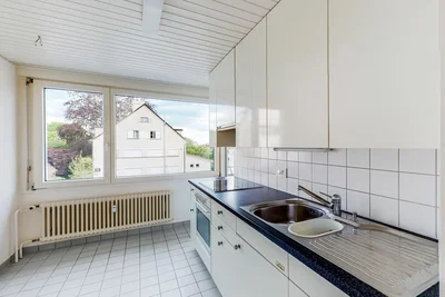 Küche; fliesenboden, blick