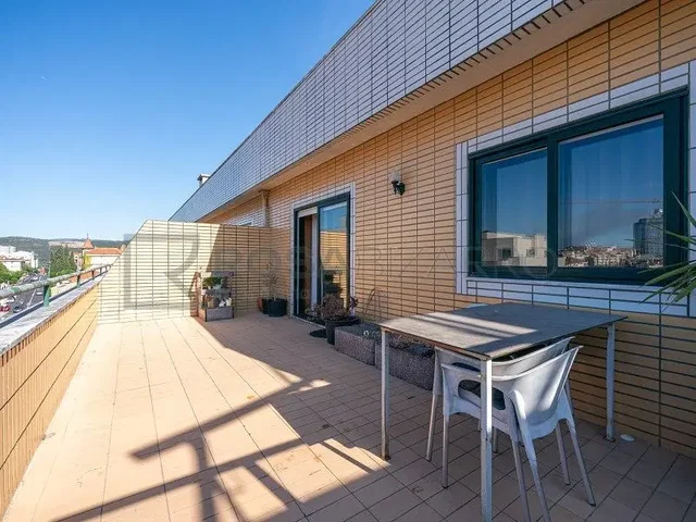 Balcony; view, natural light, tile floor