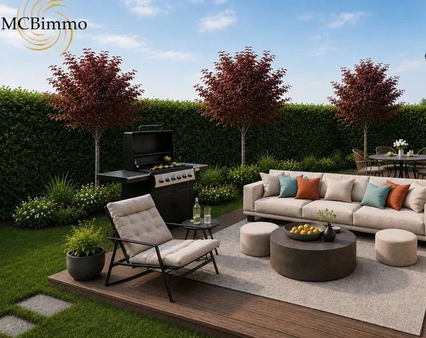 Terrasse; parquet, lumière naturelle, style moderne