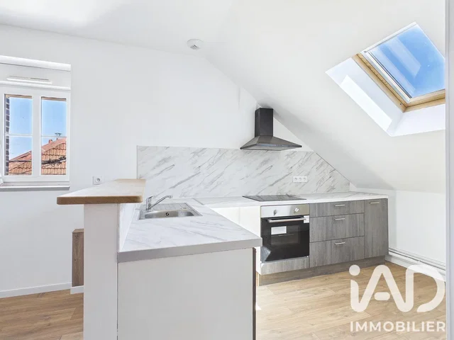 Kitchen; kitchen appliances, natural light, wood floor