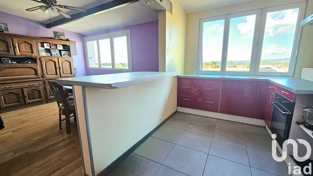 Kitchen; view, natural light, tile floor
