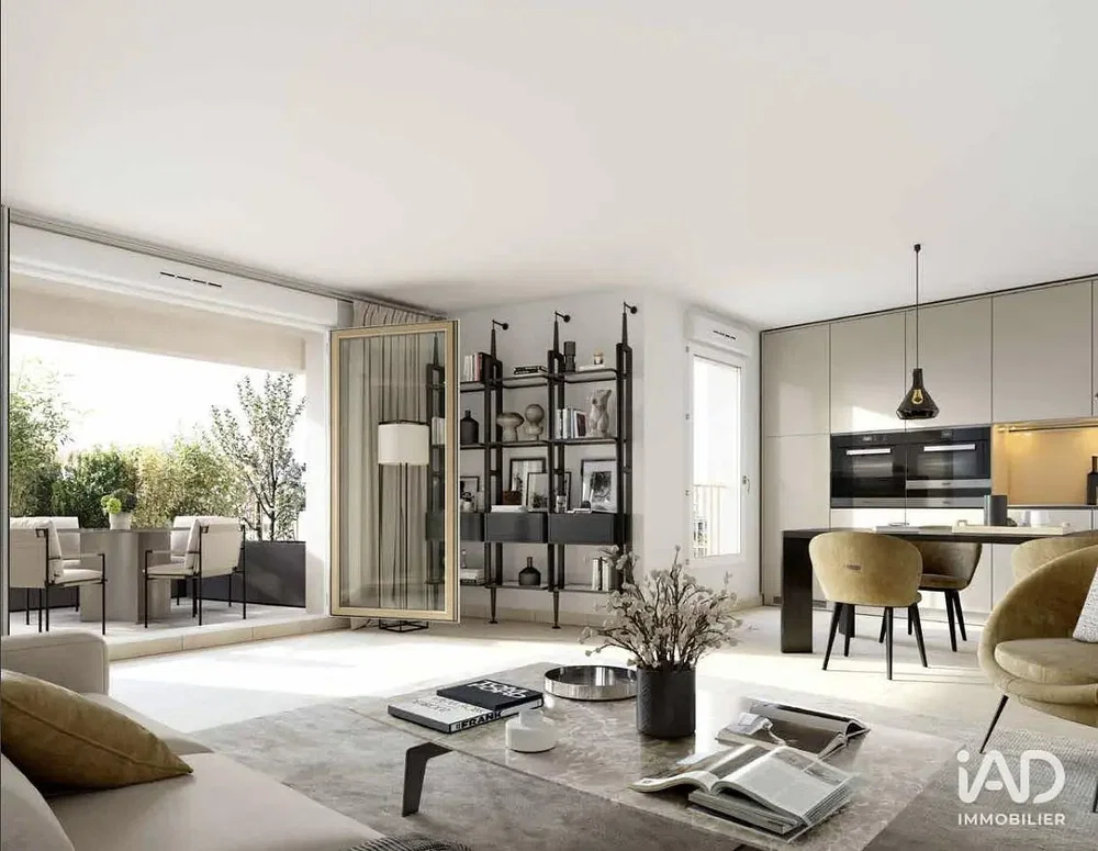 Soggiorno; luce naturale, stile moderno, pavimento in legno