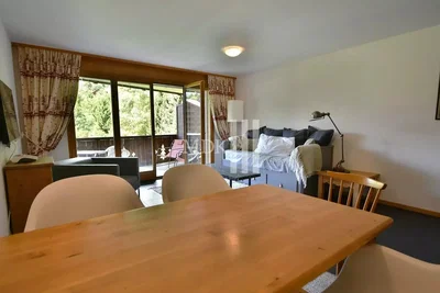 Soggiorno; luce naturale, pavimento in legno, vista