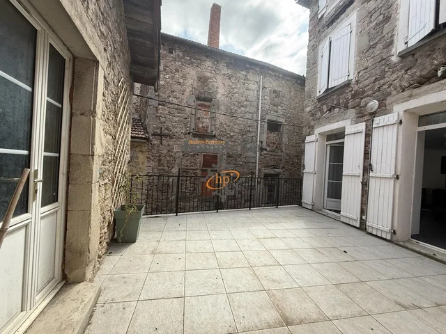 Terrace; tile floor, needs renovation, natural light