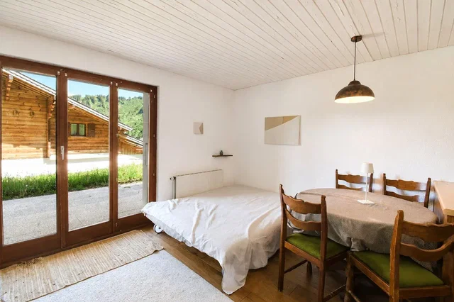 Bedroom; natural light, wood floor