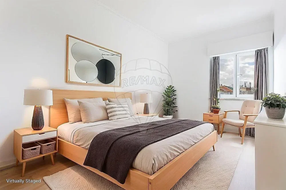Schlafzimmer; tageslicht, moderner stil