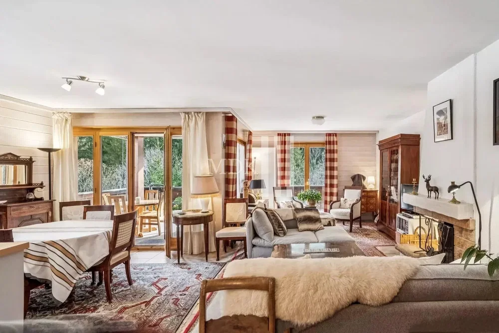 Living room; natural light, fireplace, wood floor
