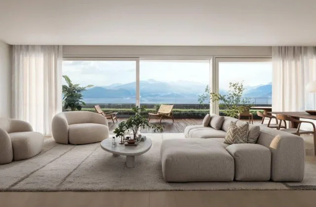 Salón; vista, luz natural, estilo moderno