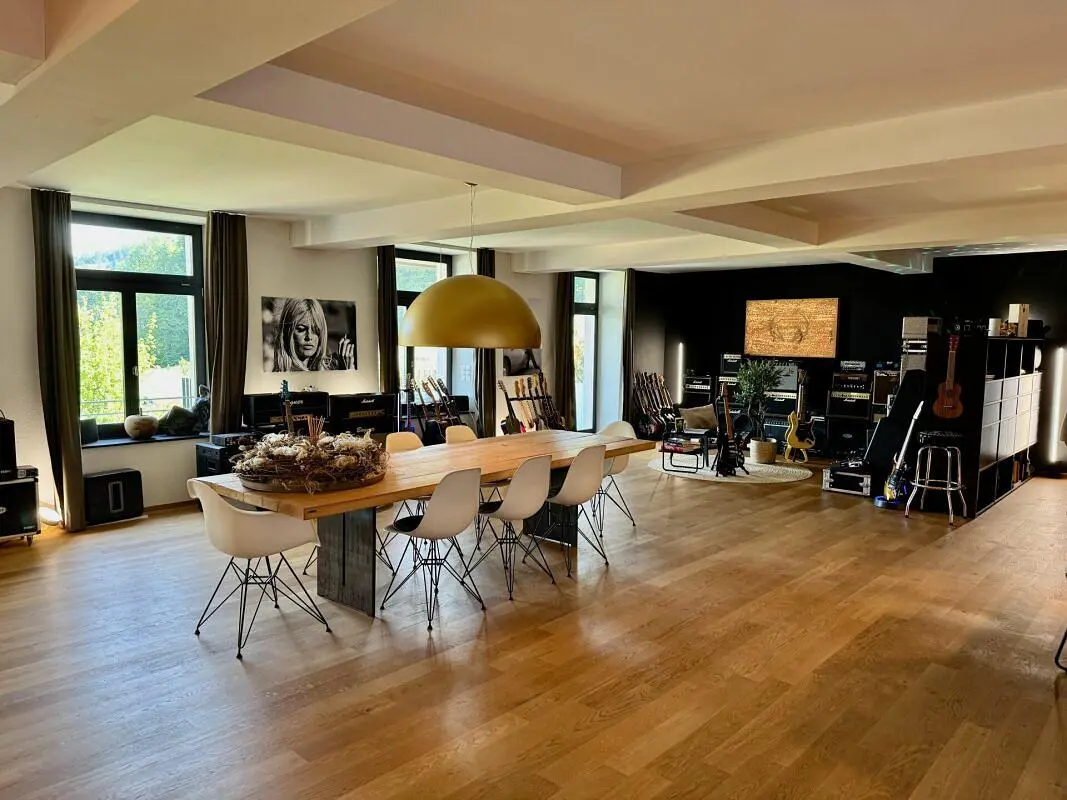 Salon; parquet, lumière naturelle