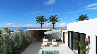Terraza; vista, luz natural