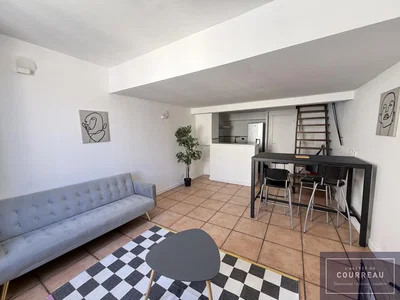 Living room; tile floor, natural light