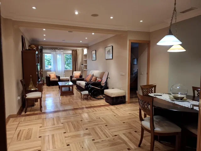 Salon; parquet, lumière naturelle