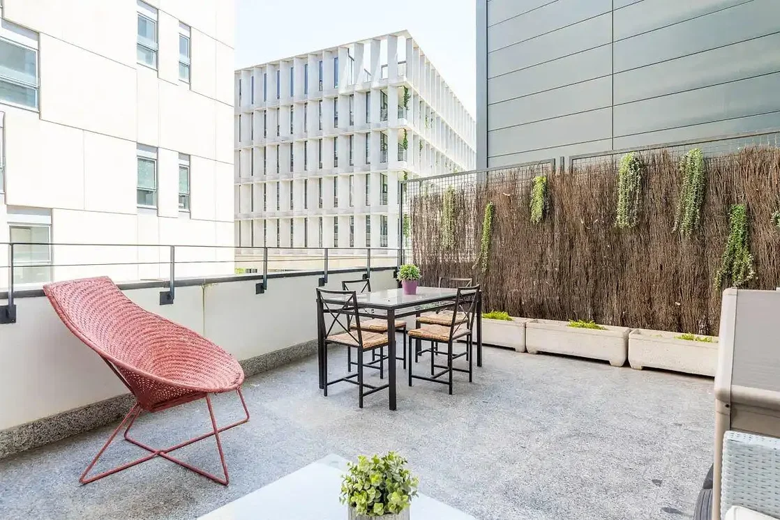 Terrasse; tageslicht, moderner stil