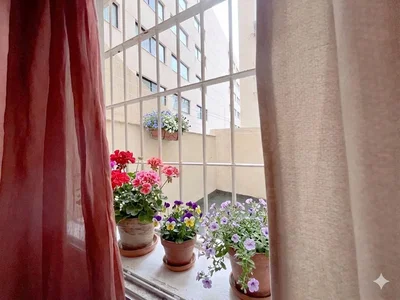 Балкон; природно светло, поглед
