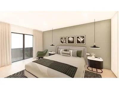 Yatak odası; modern stil, doğal ışık