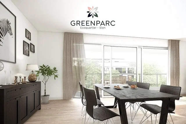 Living room; modern style, wood floor, natural light, view