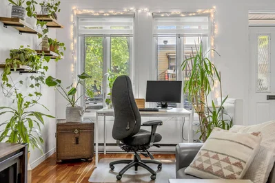 Living room; natural light, wood floor, modern style