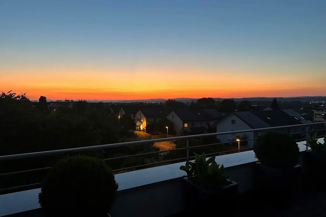 Terraço; vista, luz natural