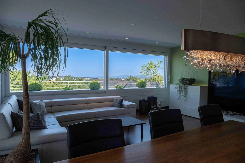 Sala de estar; vista, luz natural, estilo moderno