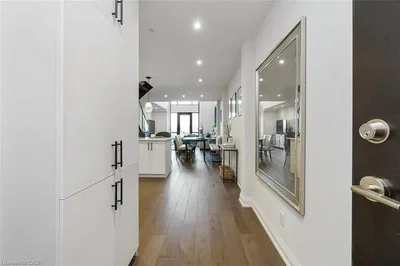 Living room; wood floor, natural light