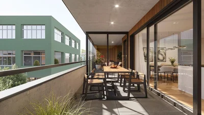 Balcone; vista, luce naturale